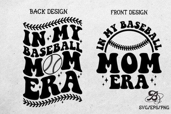 Baseball Mom Era TSHIRT SVG Review