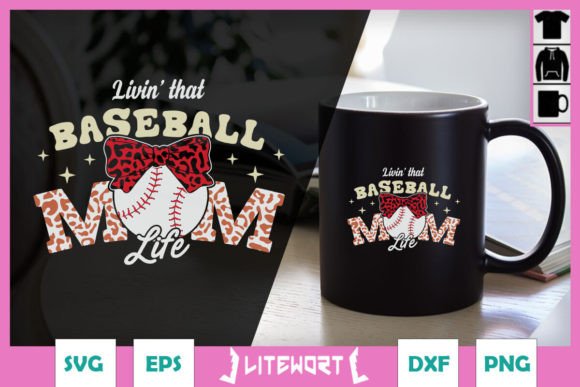 Baseball Mom Life Leopard SVG Review for Real Embroidery Projects