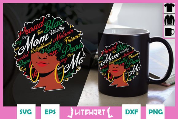Black Mom Queen Afro SVG Review: A Bold Statement for Embroidery Projects
