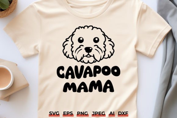 Cavapoo Mama SVG Dog Mom T-Shirt Print Review