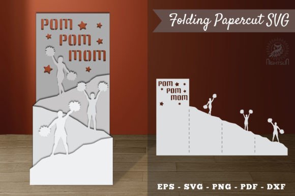 Cheer Mom, Folding Papercut SVG: A Designer’s Real-World Embroidery Review