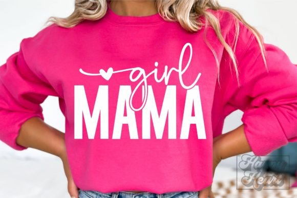 Girl Mama SVG PNG – A Mom-Of-All-Girls Embroidery Design