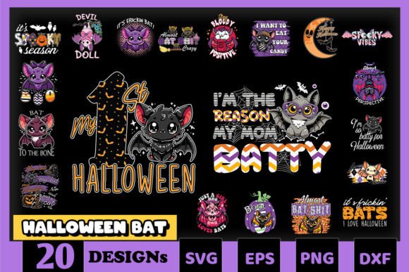 Halloween Cute Bat SVG Bundle Review for Real Embroidery Projects
