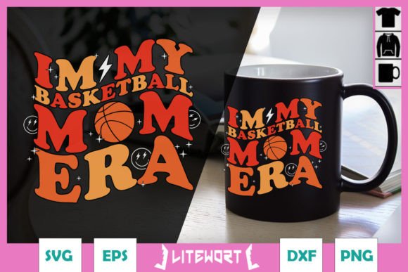 In My Basketball Mom Era Basketball SVG