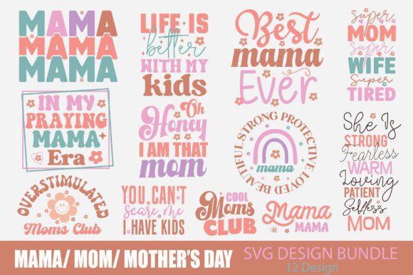 Mama Mom Mother’s Day SVG Bundle Review for Real Embroidery Projects