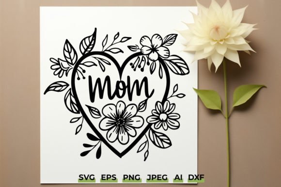 Mom Flower Heart SVG: A Designer's Review