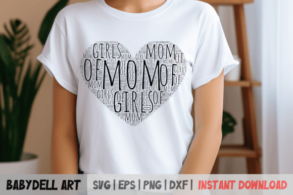 Mom of Girls SVG, Boys Mom Mother s Day Review