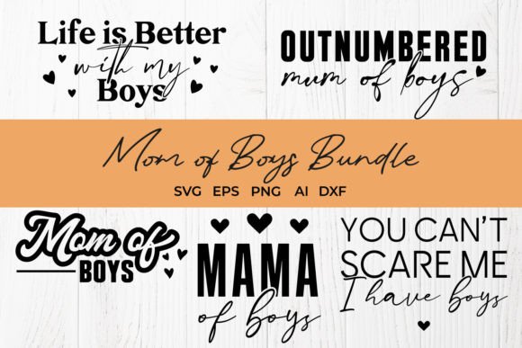 Review: Mom of Boys SVG Bundle for Embroidery